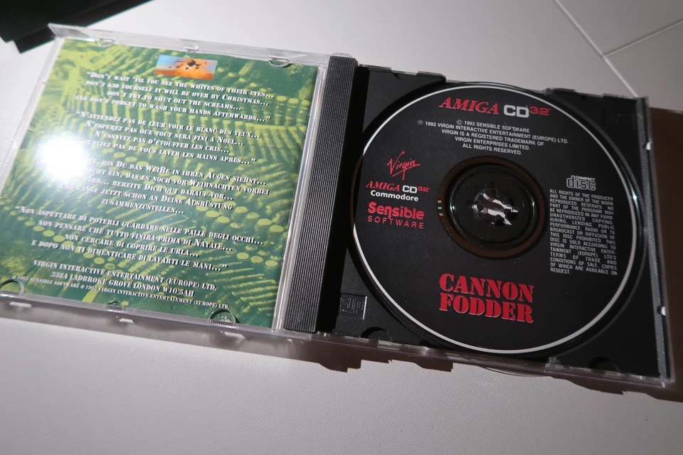 Brand new CD32 Game Cannon Fodder By Sensible Software - Image 4 of 4