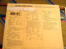1966 Dodgeplymouthchrysler 383 4bbl Wo Ac Pack. Standardsadjustment Card 1966 Dodgeplymouthchrysler 383 4bbl Wo Ac Pack. Standardsadjustment Card