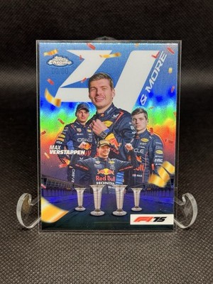 Topps Chrome F1 Max Verstappen 4N-1 Oracle Red Bull Racing insert