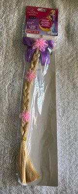 New Disney Princess Rapunzel Light Up Hair Tie Extension NEW IN PACKAGE