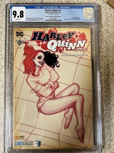 Harley Quinn Special Adam Hughes Variant CGC 9.8 German Lootchest Edition