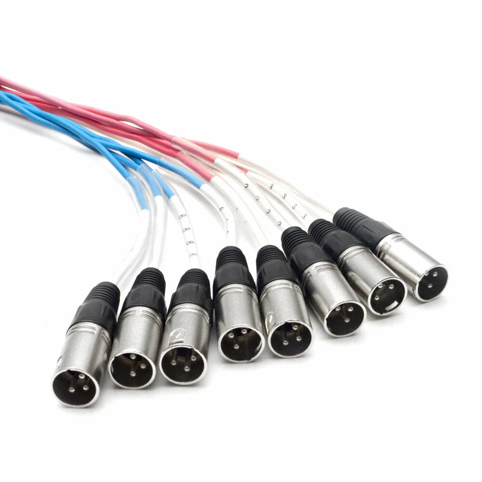 Seismic Audio 8 CHANNEL XLR SNAKE CABLE - 25 Feet Pro Extension Stage/Recording - Image 4 of 4