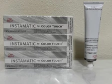 3 x Wella Color Touch Instamatic  " Clear Dust  "  2 oz Demi-Permanent Hair