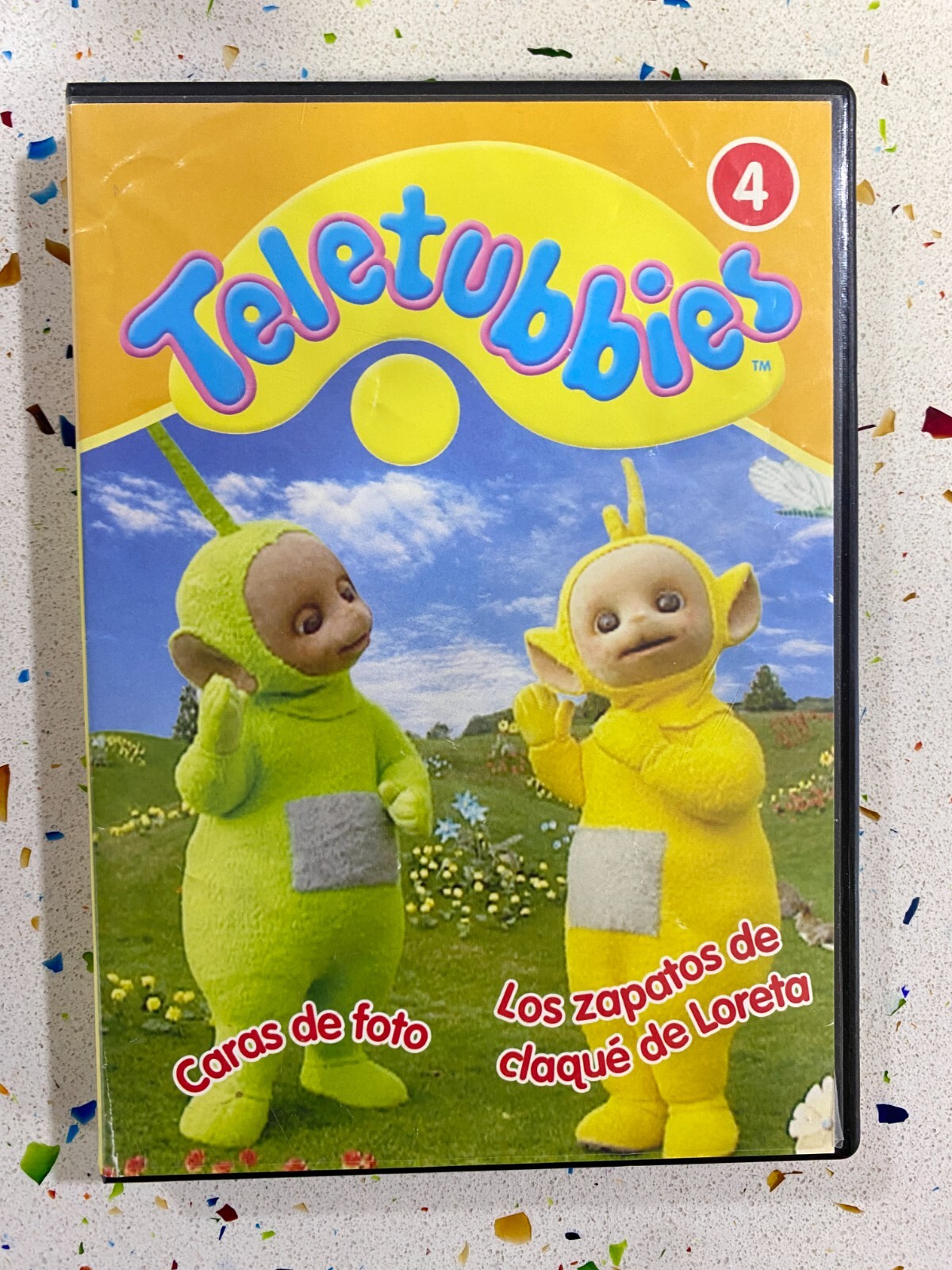 TELETUBBIES DVD 4 - CARAS DE FOTOS + LOS ZAPATOS DE CLAQUE DE LORETA