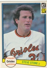 FREE SHIPPING-MINT-1982 Donruss Steve Stone #357 ORIOLES PLUS BONUS CARDS