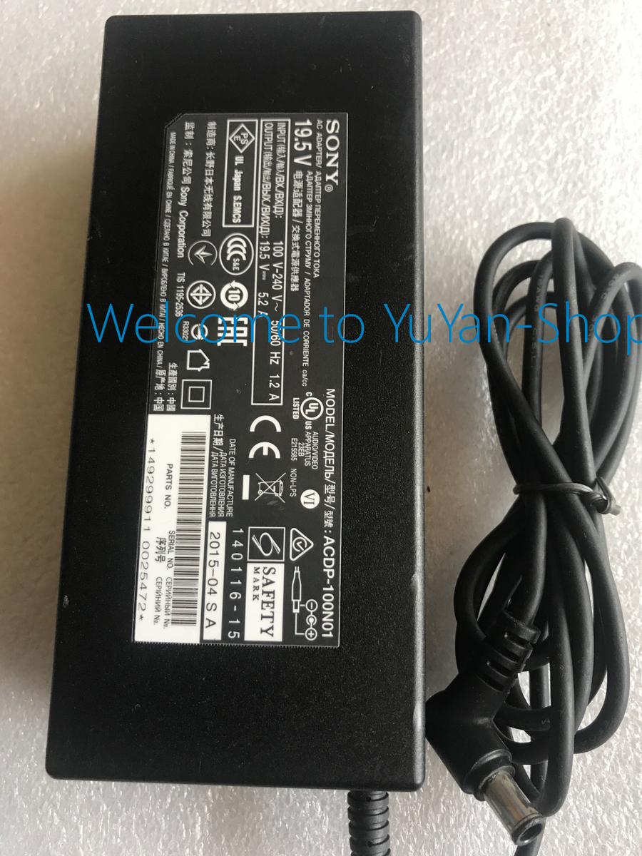 1PC NEW Sony 19.5V 5.2A Power Adapter ACDP-100N01 | eBay