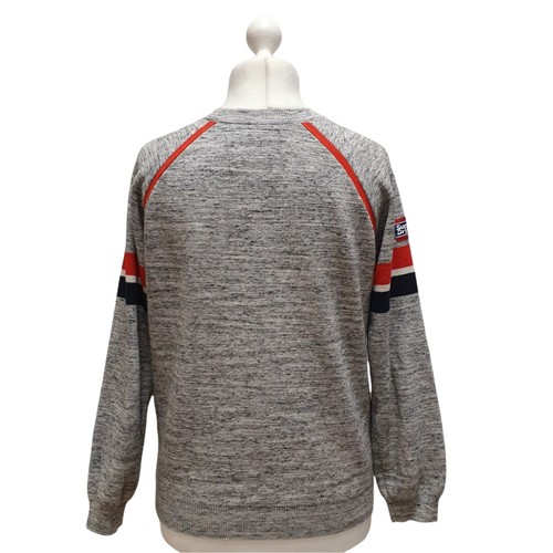 Superdry Pullover Sweatshirt Crew Neck Grey Spell Out Cotton Women's M 10 eu 38 - Picture 7 of 7