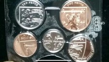 2016 Bunc Small Change Set 1/2/5/10/20p