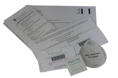 Express Hair Drug Testing Kit - Tests Cannabis Cocaine & more Max 90 Day History