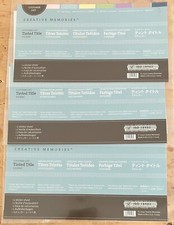 Lot of 3, New 2009, Creative Memories, Tinted Title Stickers