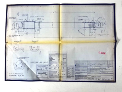 MERCEDES Unimog(?) original Blaupause Antriebswelle 4252624101 | eBay