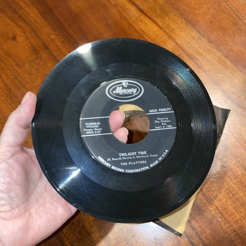 45 RECORD - THE PLATTERS - TWILIGHT TIME - 第 4/4 張圖片