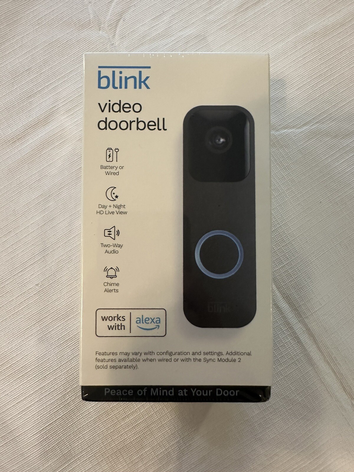 Blink Video Doorbell & Sync Module 2 Smart Video Doorbell With Alexa New-image