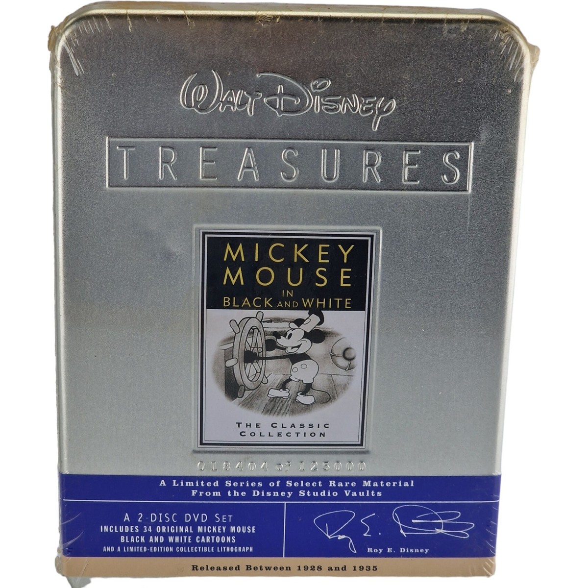 Walt Disney Treasures: Mickey Mouse In Black And White 2002 DVD Metal Box Zone A | eBay Walt Disney Treasures: Mickey Mouse In Black And White 2002 DVD Metal Box Zone A | eBay