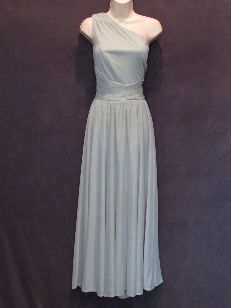 Celebrate DB Studio Seafoam Green Grecian Goddess Shoulder Mesh