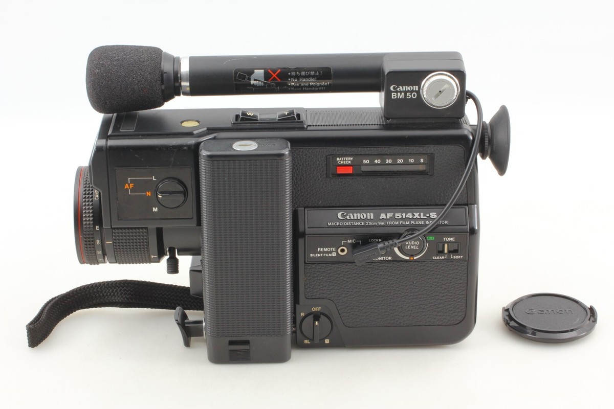 Canon AF 514XL-S 8mmフィルムカメラ Canon 514XL-S + Canon C-8 9-45mm 1,4 – Hard to Find Camera Store