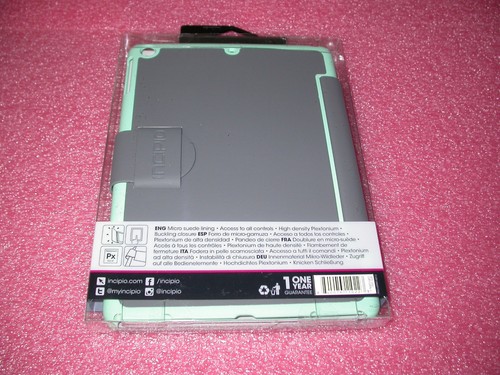 Incipio Lexington Protective Leather Cover for iPad Air (Gray/Green) MSRP $39.99 - Picture 3 of 5