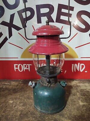 Coleman 1951 200A Single Mantle Christmas Lantern Dated 11/51 Tested Works