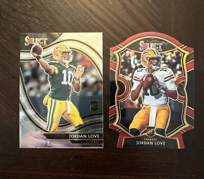 2020 Panini Select - Field Level #347 Jordan Love (RC) Die cut Also