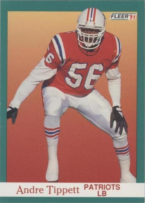 1991 Fleer Andre Tippett #145 - 1 of 2