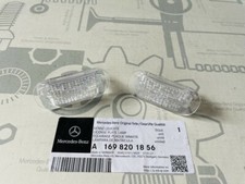 /1173/ Orig. 2 x Mercedes-Benz Kennzeichenleuchte Lichtscheibe Leuchte W169 W245