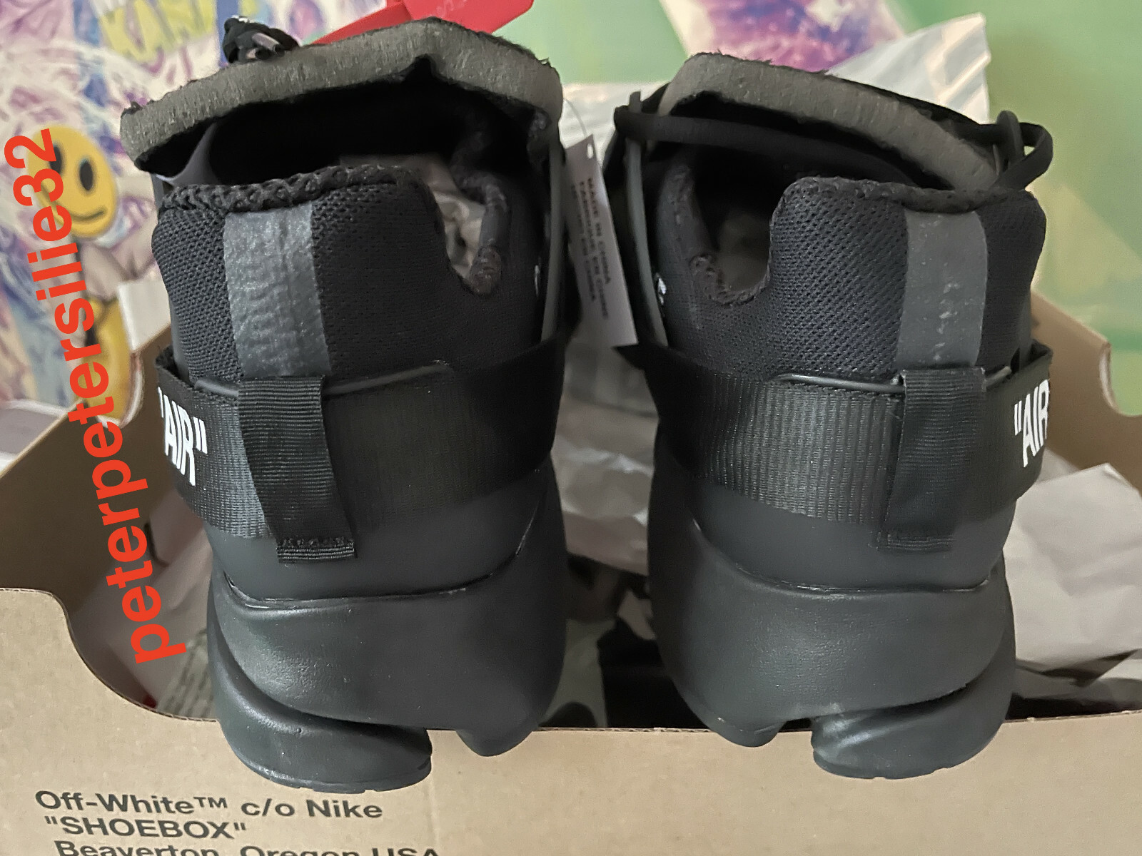 OFF WHITE X NIKE NUOVE Nike x Off bianche Presto The Ten nere 100% AUTENTICHE DS 10 10 EU46 US12 UK11