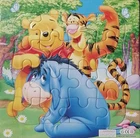 3x Winnie the Pooh 16-Piece Jigsaw Puzzles Drawing Best Christmas Gift for Kids