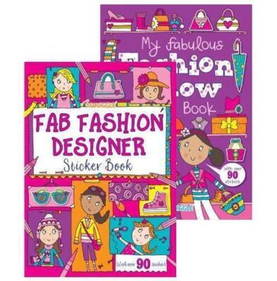 1 x Mode Stickerbuch A4 Mädchen Spaß Kinder Bücher Show Aktivität Sticker Verkleiden.