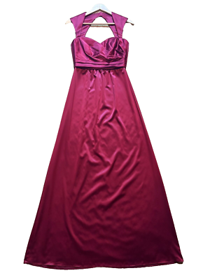 open lace back dress Wine Red Satin A-Line Slip Maxi Dress & Reviews - Wine Red - Dresses