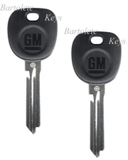 2 OEM Car Key Blank Fits Chevrolet Impala HHR Silverado Tahoe Cadillac Escalade