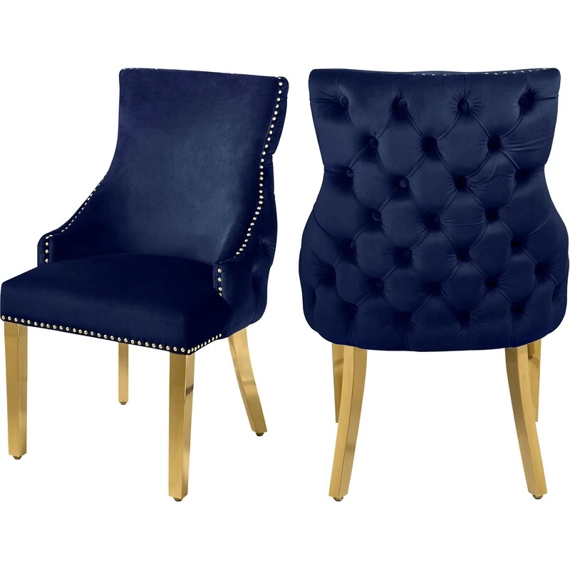Meridian velvet dining chair online