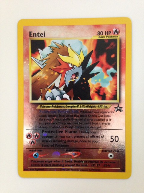 Entei Promo Pokemon Card | eBay