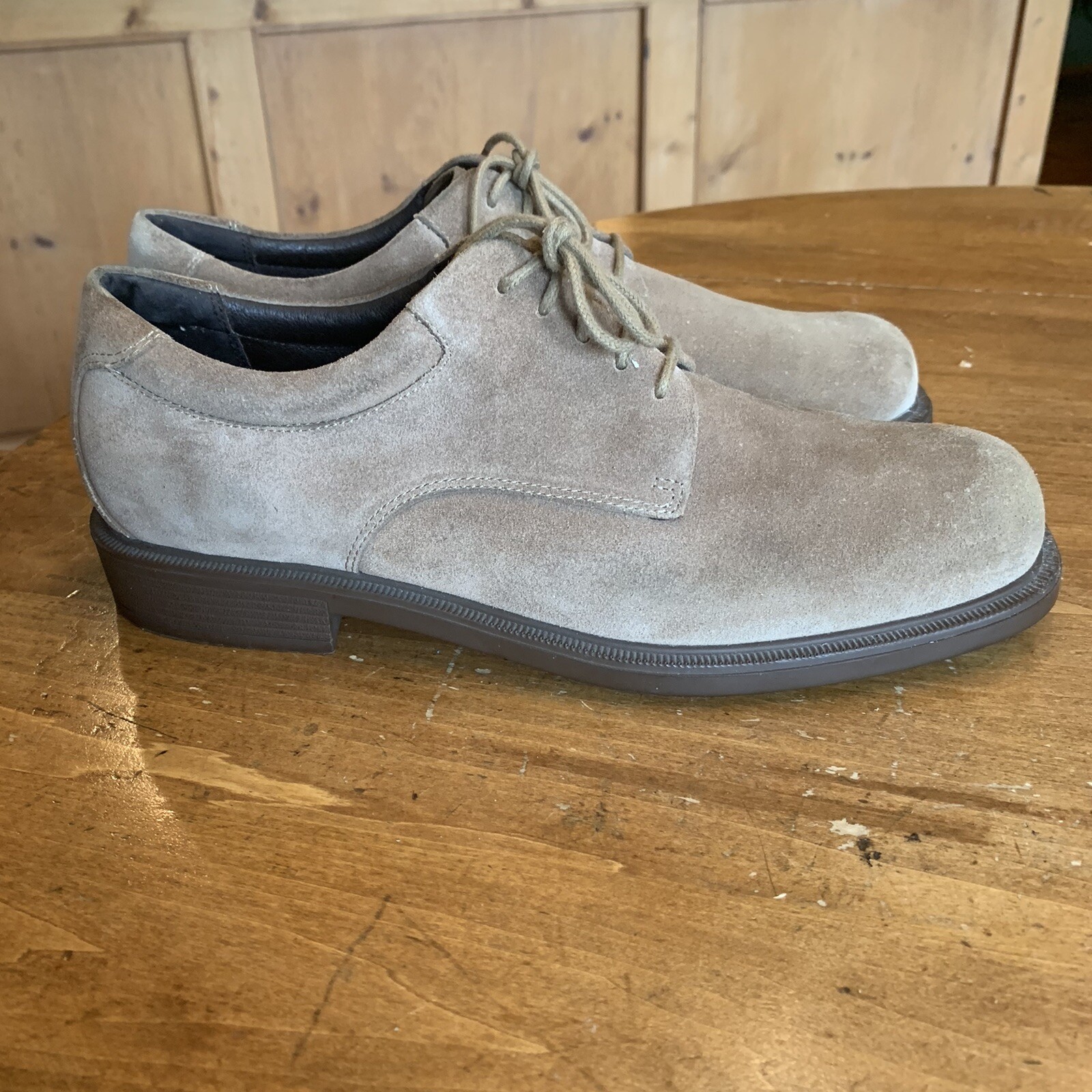 SAOLA Rockport Oxfords da uomo in pelle scamosciata marrone chiaro 11 W