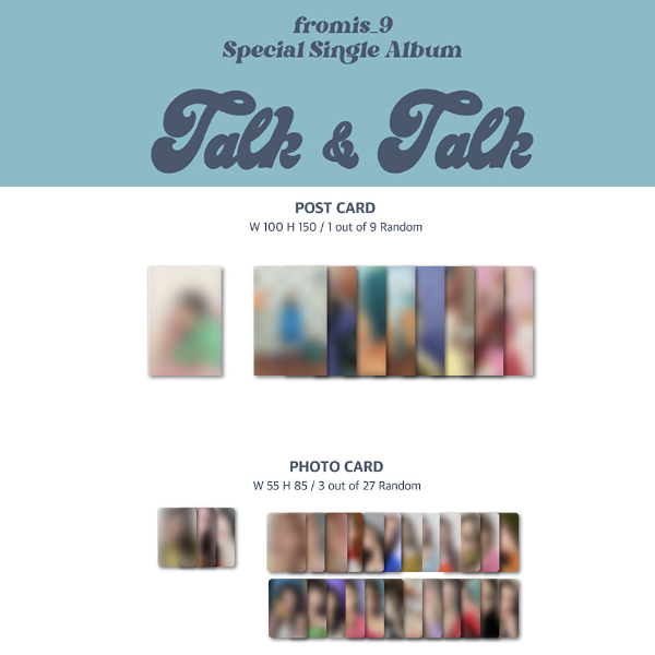 FROMIS_9 - TALK & TALK PHOTO CARD POST CARD YES24 PRE-ORDER