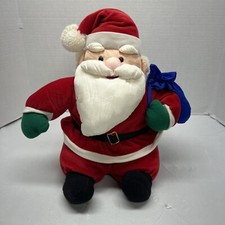 Christmas Plush Santa 17" Stuffed Animal Christmas Decor Or Toy