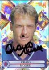 Craig Moore - Rangers - Signed Sticker - COA - (12363)