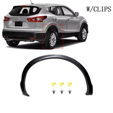 Rear Passenger Wheel Arch Opening Trim Molding For 2017-2021 Nissan Rogue Sport