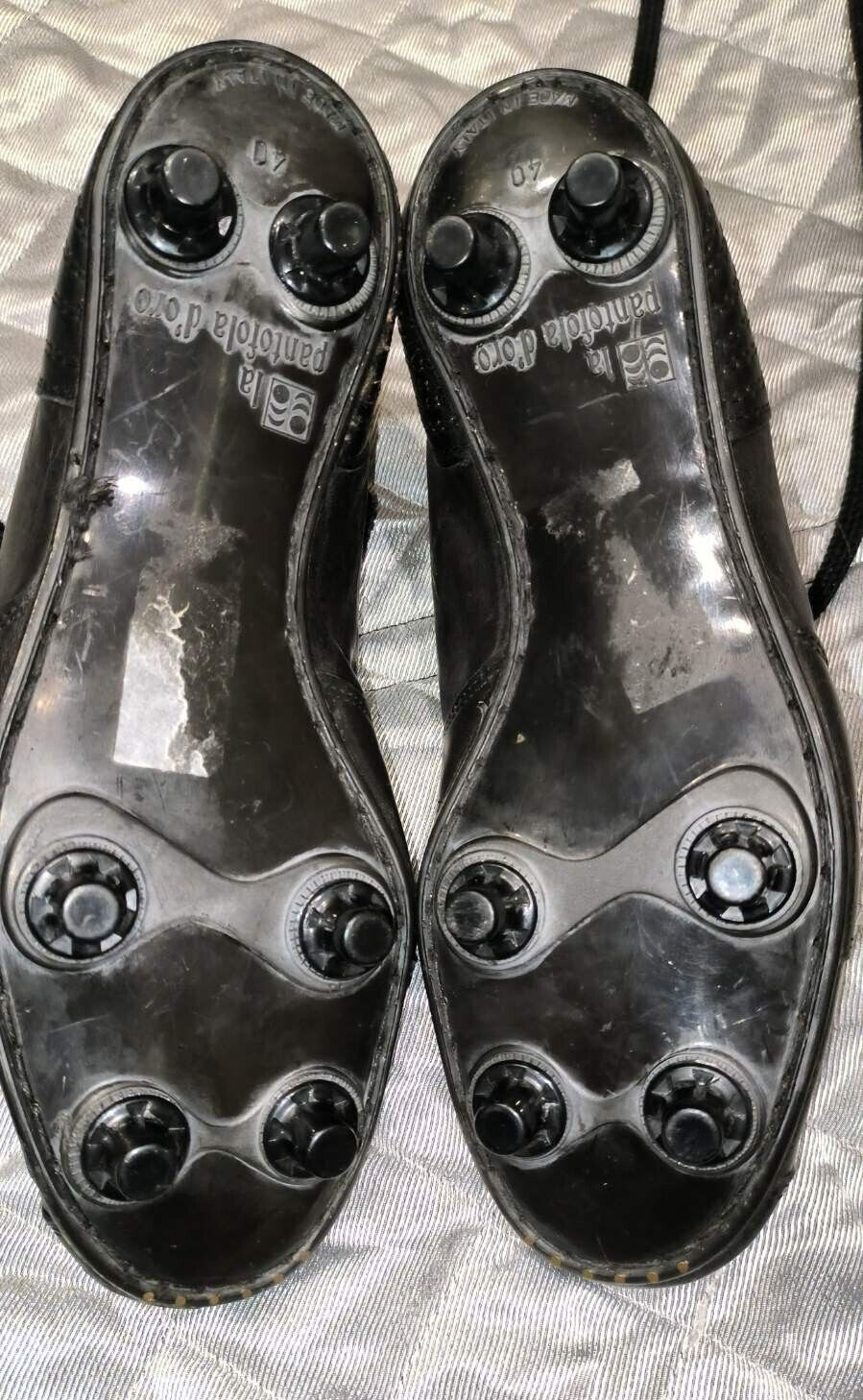 PANTOFOLA D’ORO Stivali Calcio Vintage Pantofola d'Oro Mundial Extra Comfort SG Italia Taglia EUR 40