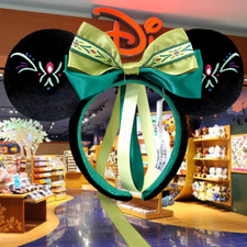 Disney Parks Sea Anna Frozen Fantasy Springs Headband Minnie Mickey Mouse Ear