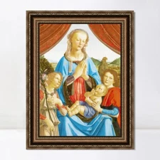 Framed Canvas Art Giclee Print Series#098 by Leonardo da Vinci Wall Art Decor