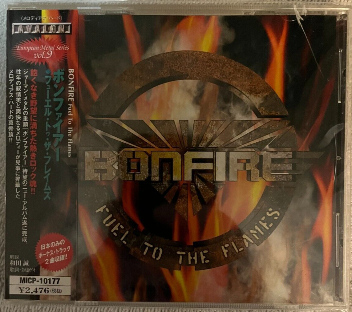 Bonfire - Fuel to the Flames - CD Japan Import OBI Rare OOP Bonus Tracks