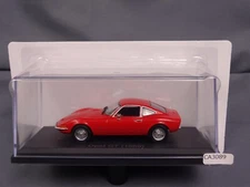 Opel GT 1969 Red 1/43 Scale Box Mini Car Display Diecast Vol 252
