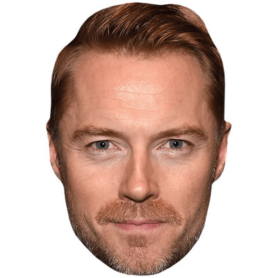 Ronan Keating (Smile) Big Head. Larger than life mask.