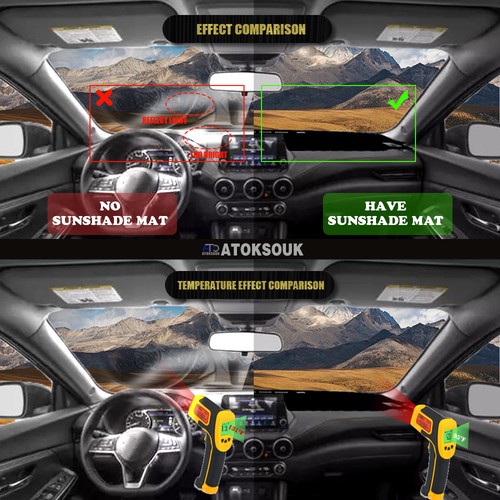 Alfombrilla de cubierta de tablero para Jeep Renegade 2015-2021 almohadilla interior de tablero negra - Imagen 4 de 12