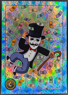Cardsmiths Currency Series 5 - #22 Satoshi Nakamoto - AQUA Gemstone 08/15