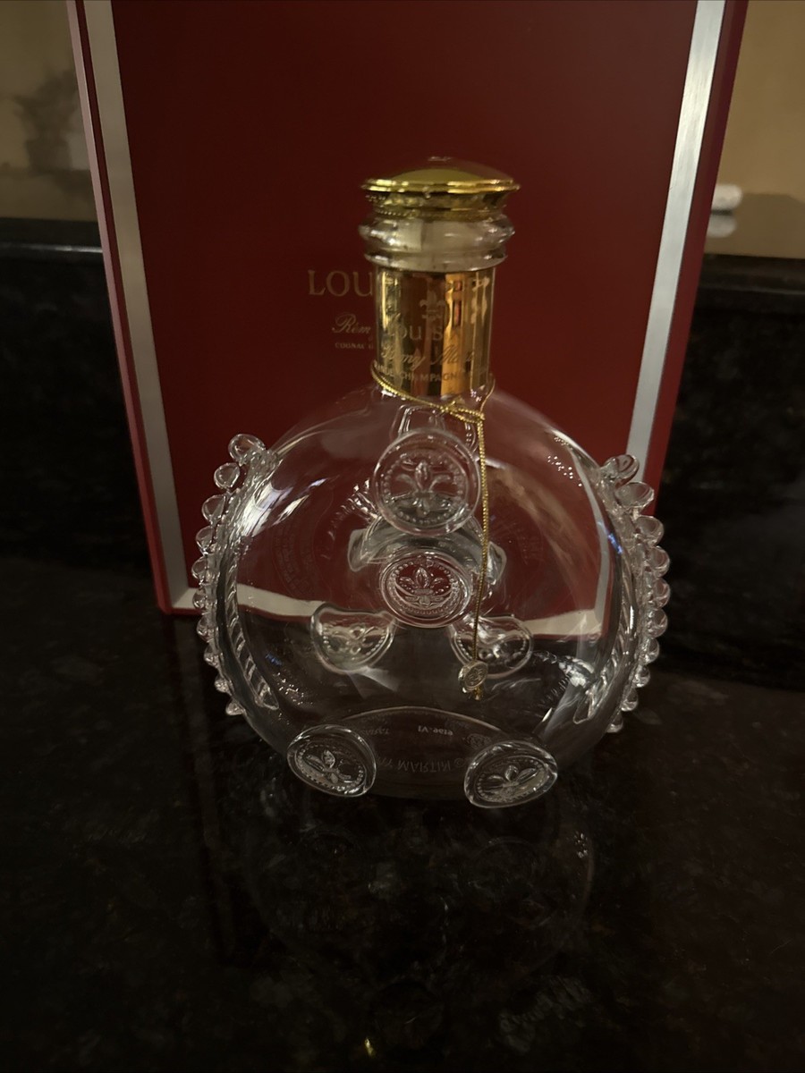 Remy Martin Louis XIII Cognac Baccarat Crystal Bottle With Cork