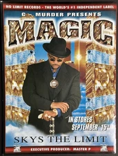 8.5x11 OG Rap Promo Ad Poster C-Murder Magic Skys The Master P No Limit Records