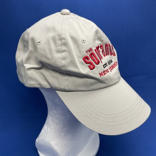 The Sopranos Promo Hat NEW With Tags HBO TV Show Beige New Jersey Vintage Cap - Picture 11 of 18