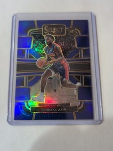 2023-24 Panini Select Marcus Sasser Blue Silver Prizm #70 RC Rookie Card