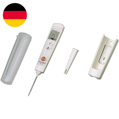 Testo 0563 1063 106 Lebensmittel-Kern-Thermometer, Inklusive Topsafe (Wasserdich